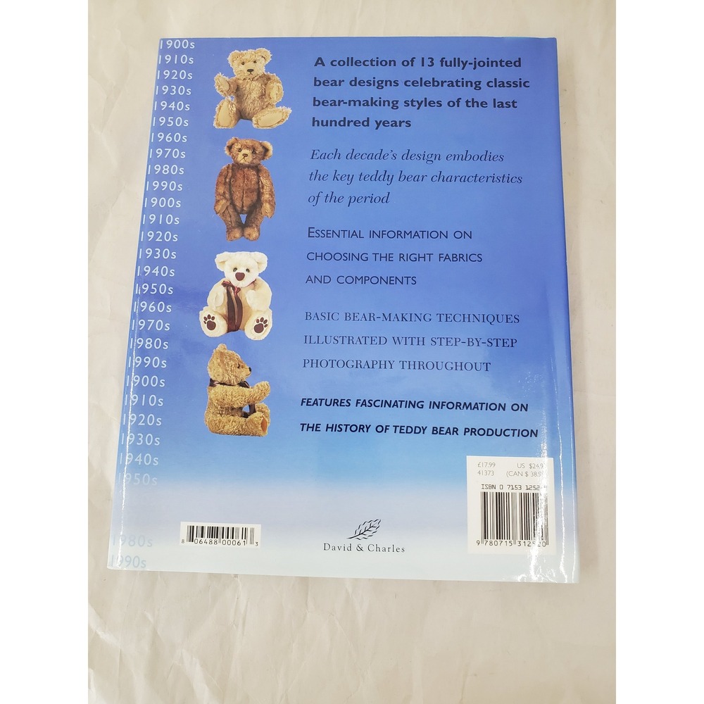 Teddy Bear Century Brian Donna Gibbs 13 Original Designs Patterns Book 2002 - Picture 2 of 10